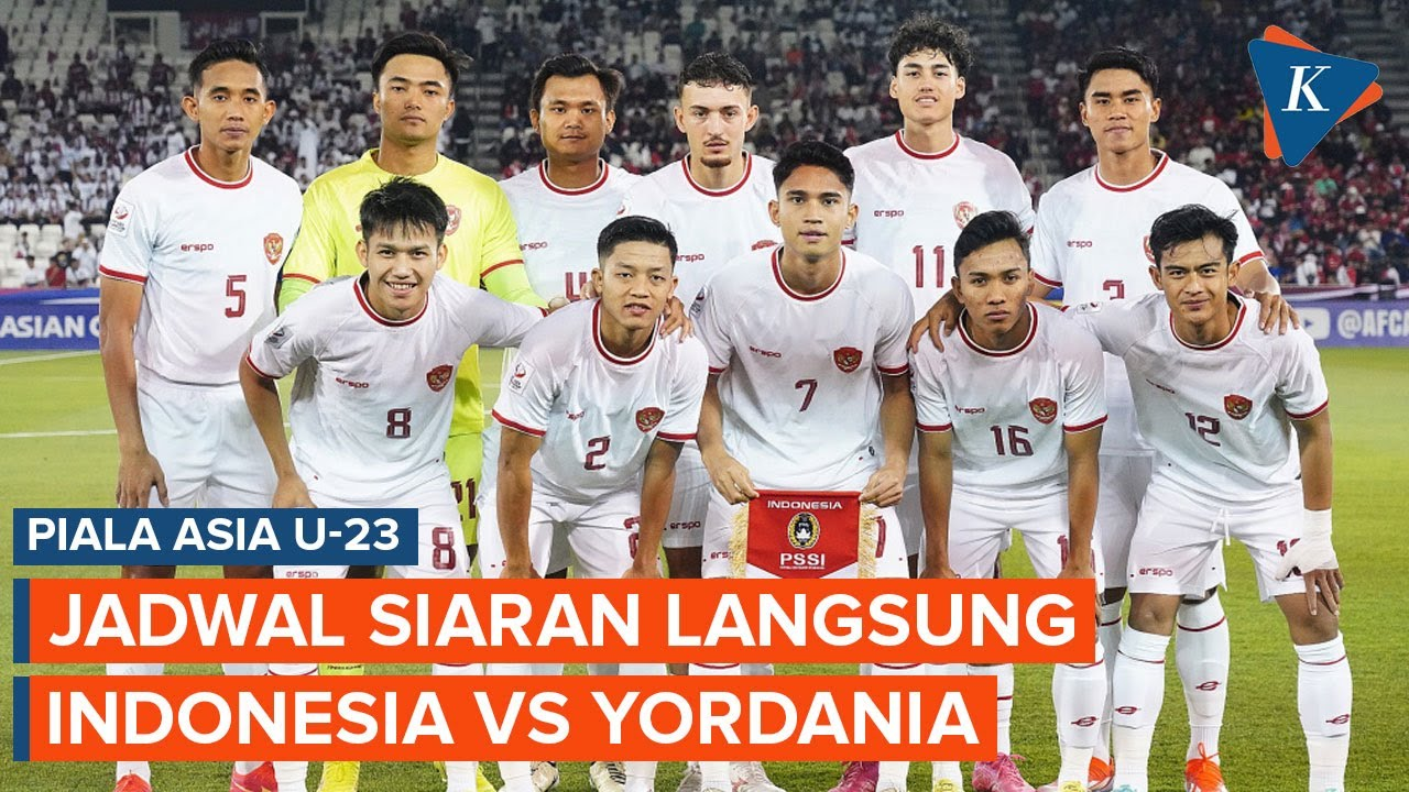 Indonesia dan Yordania Live: Perubahan Pertandingan Sepak Bola